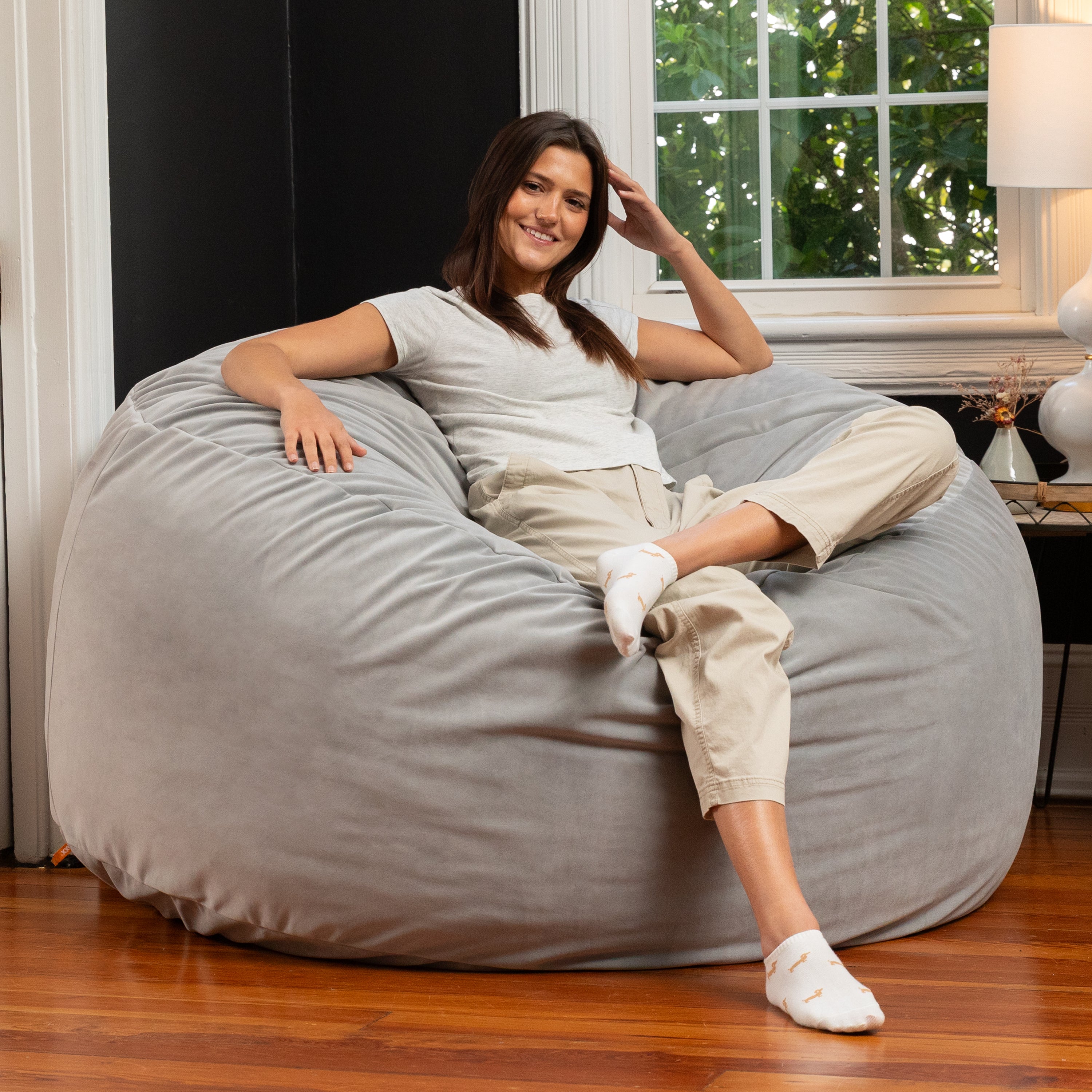 Saxx 5ft Bean Bag Lounger - Premium Foam Fill – Jaxx Living