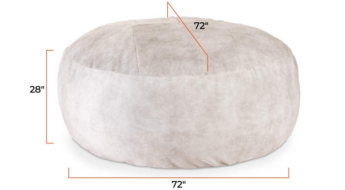 Saxx 6ft Bean Bag Lounger - Oversized Seating – Jaxx Living