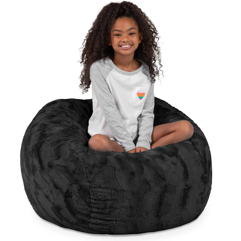 Saxx 3 in Cosmic Black Faux Fur