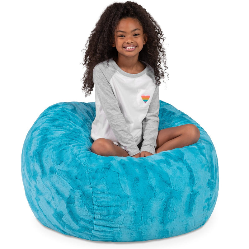 Saxx 3 in Maui Aqua Faux Fur