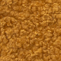 Gold Sherpa fabric swatch