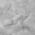 Silver Faux Fur fabric swatch