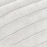 Striped White Faux Fur