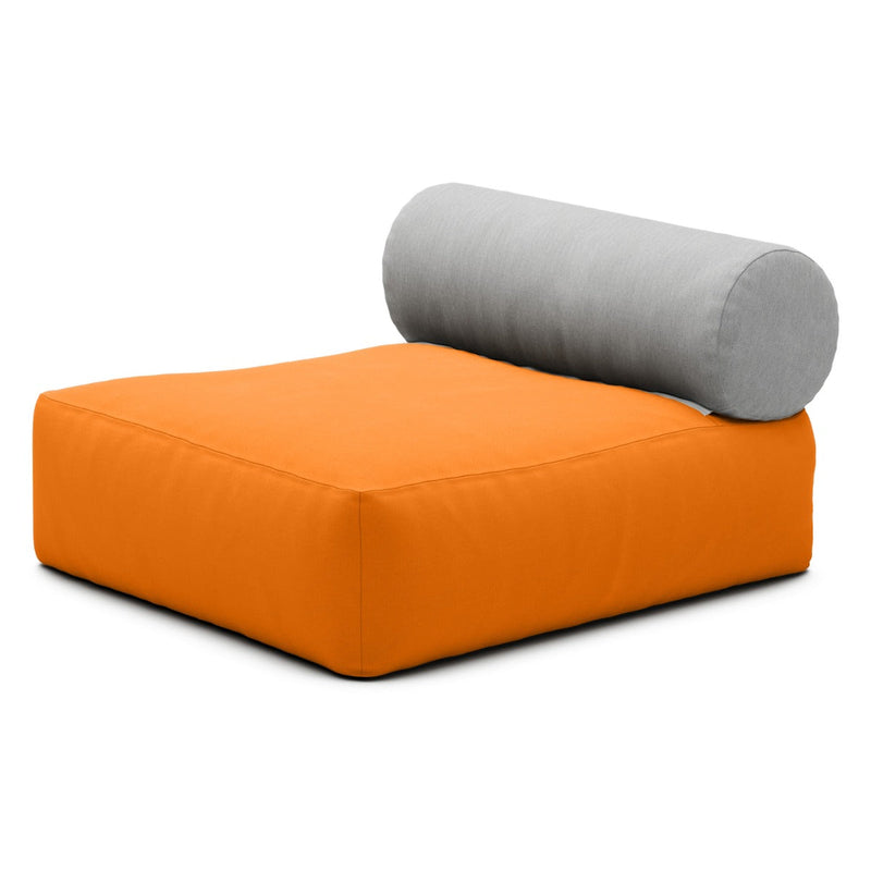 Tybee Outdoor Chair in Tangerine Sunbrella