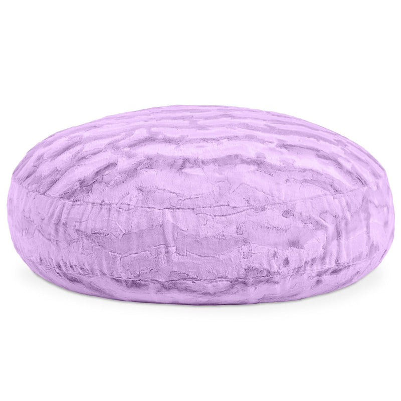Cocoon 4 in Bellflower Purple Faux Fur