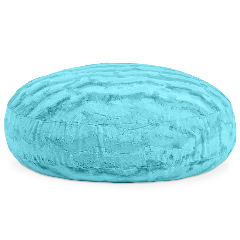 Cocoon 4 in Maui Aqua Faux Fur
