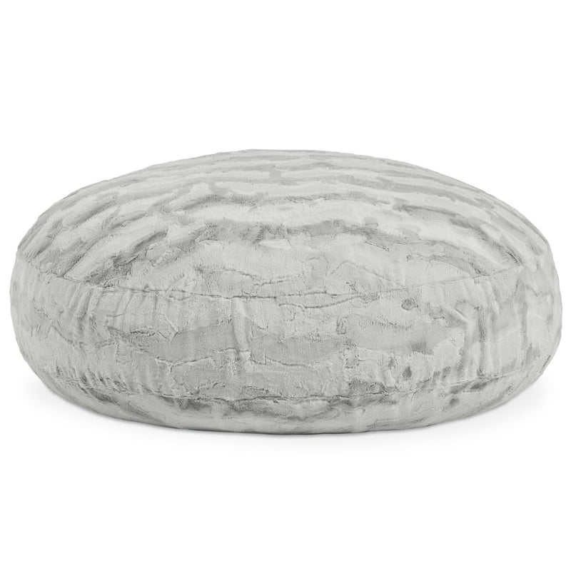 Cocoon 4 in Silver Faux Fur
