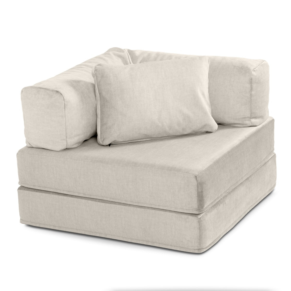 Unsofa® in Ivory FibreGuard Indulge Microvelvet