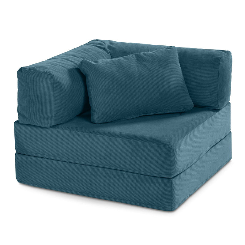 Unsofa® in Aqua FibreGuard Pindrive Microvelvet