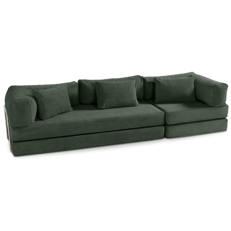 Unsofa® in Forest FibreGuard Pindrive Microvelvet