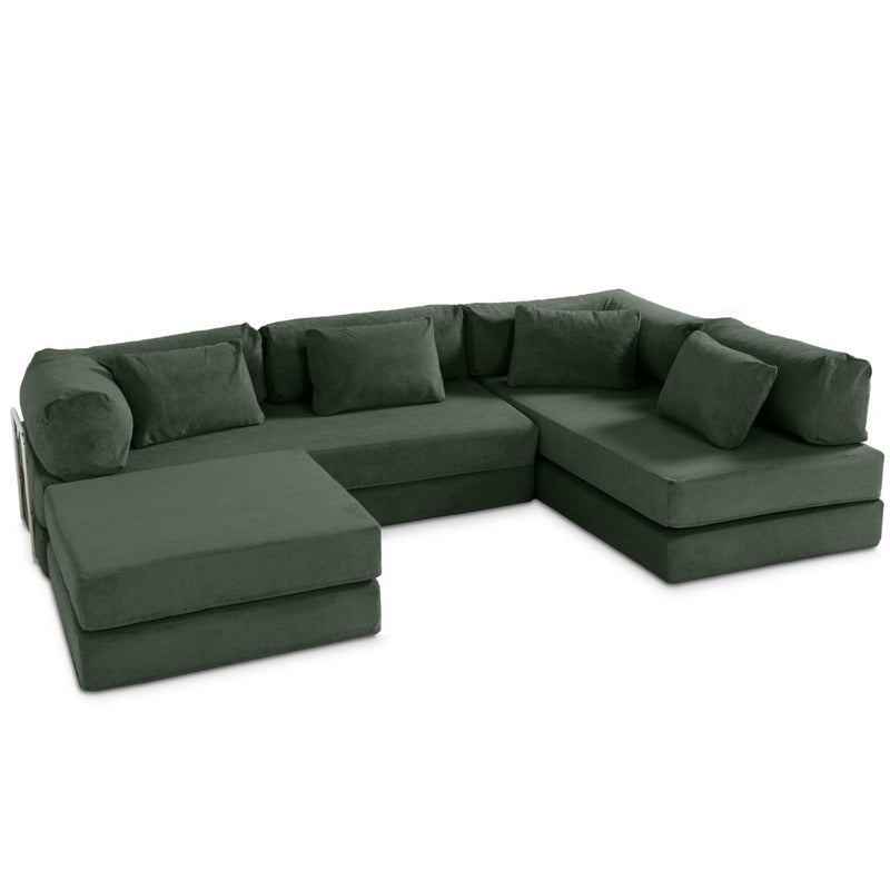 Unsofa® in Forest FibreGuard Pindrive Microvelvet