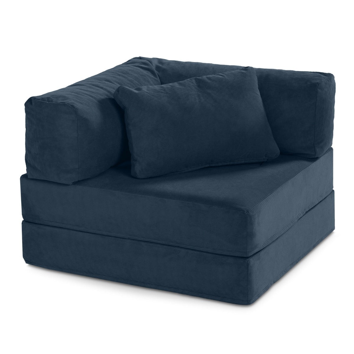 Unsofa® in Indigo FibreGuard Pindrive Microvelvet