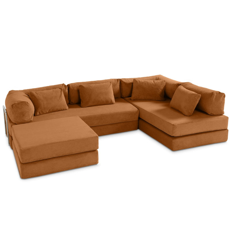 Unsofa® in Spice FibreGuard Pindrive Microvelvet
