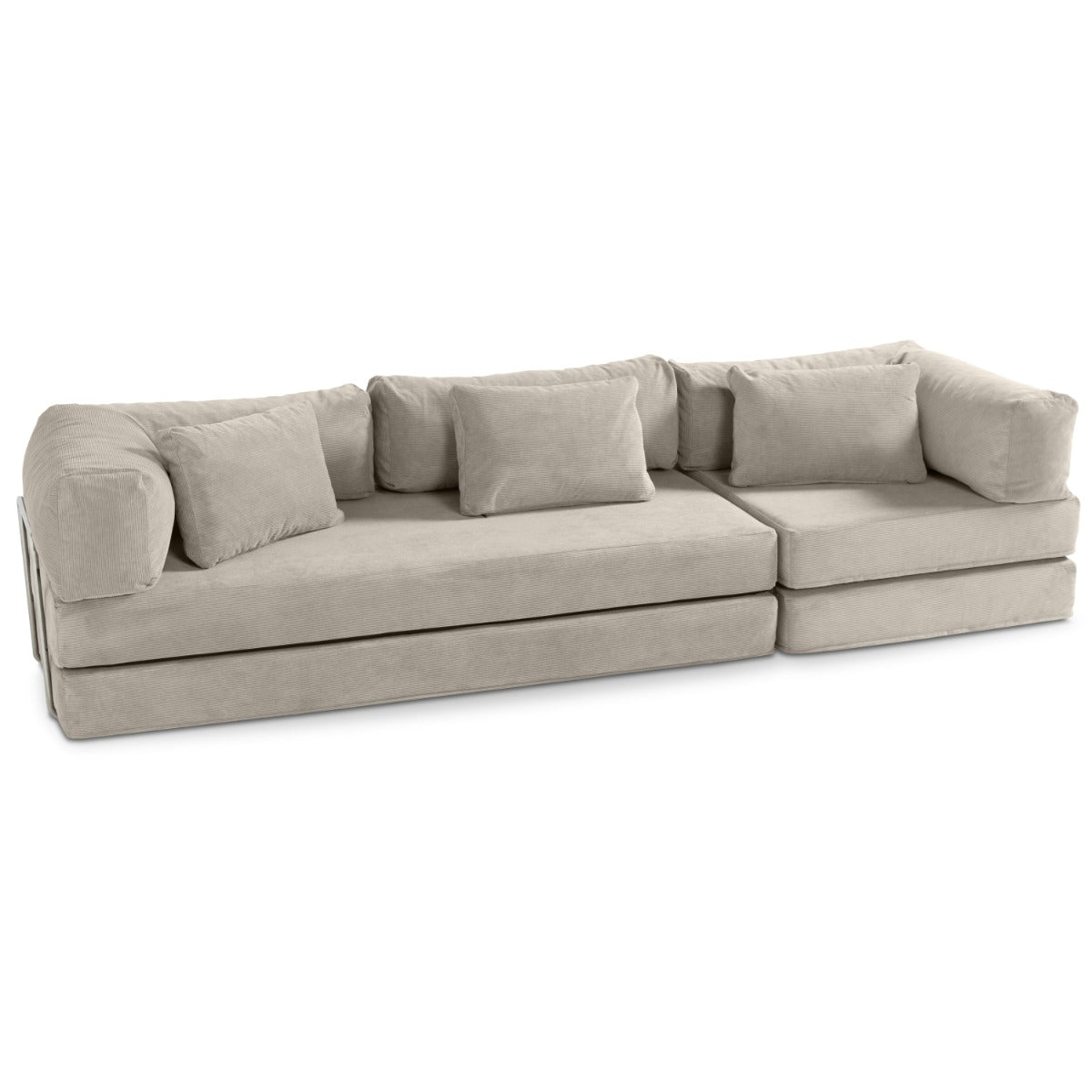 Unsofa® in Stucco FibreGuard Pindrive Microvelvet