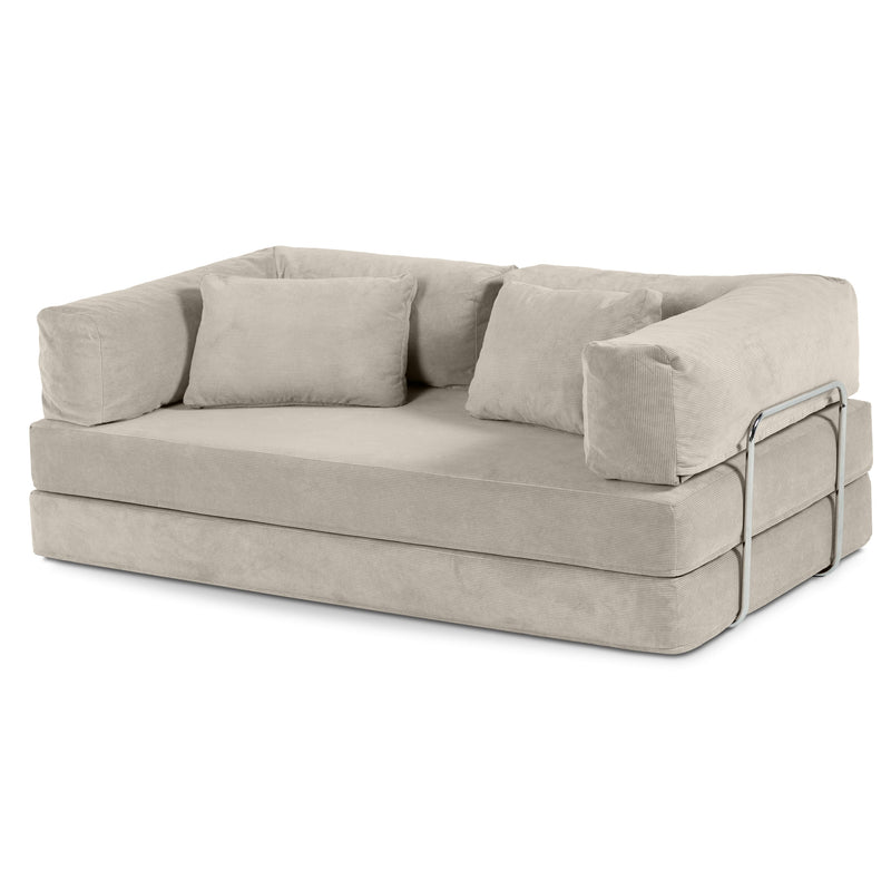 Unsofa® in Stucco FibreGuard Pindrive Microvelvet