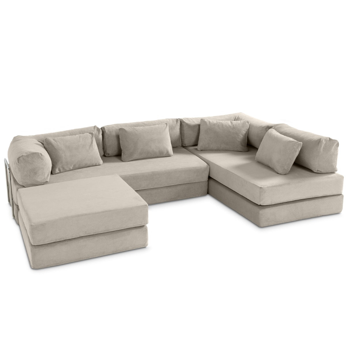 Unsofa® in Stucco FibreGuard Pindrive Microvelvet