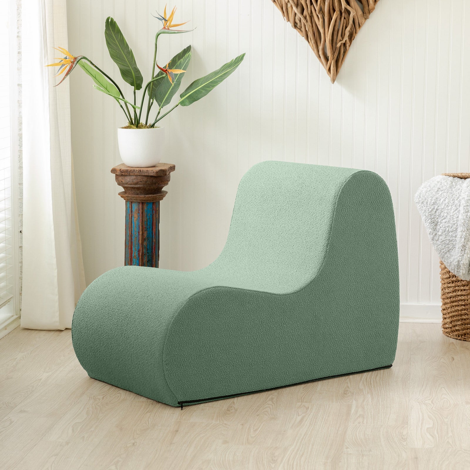 Uptown in Green Boucle