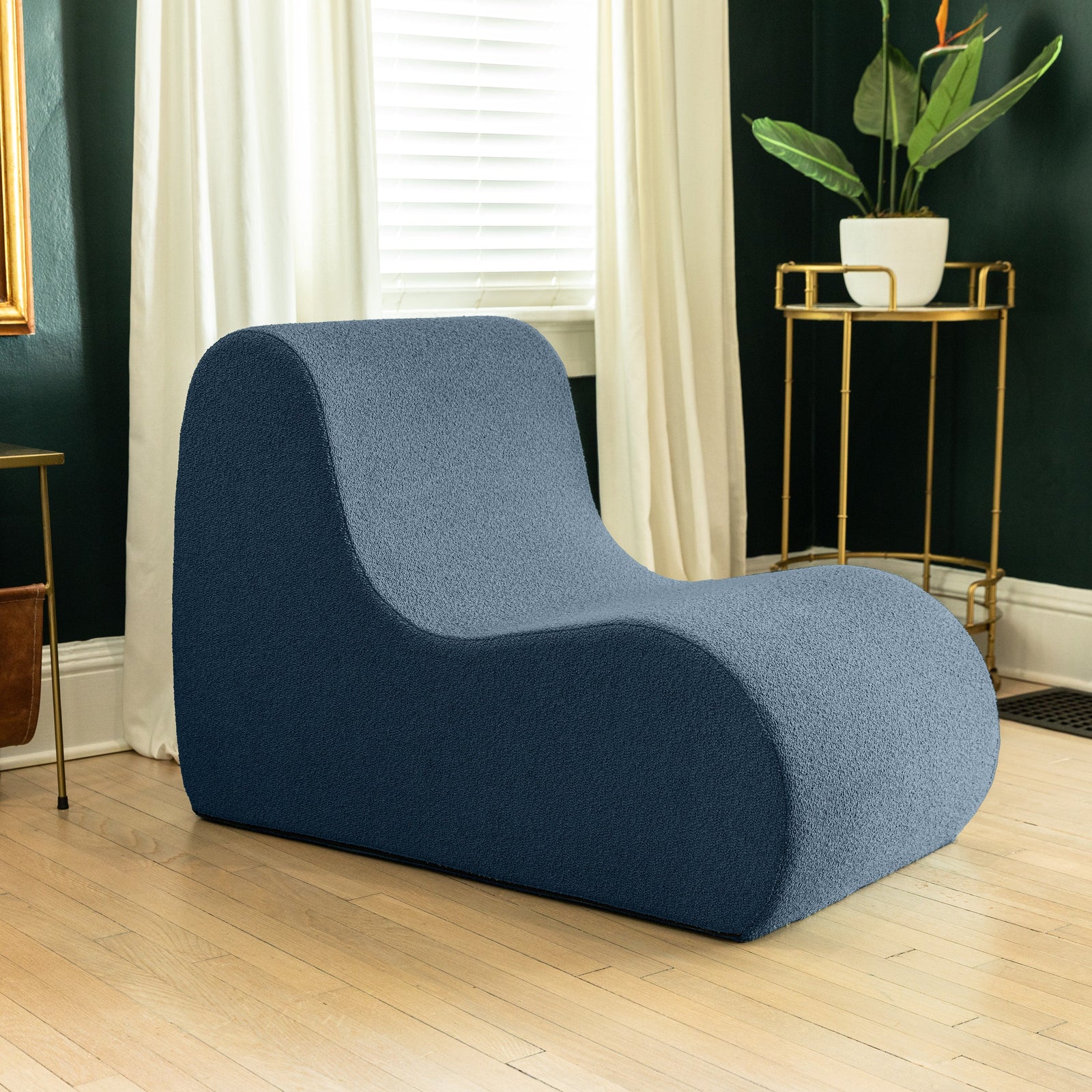 Uptown in Navy Boucle