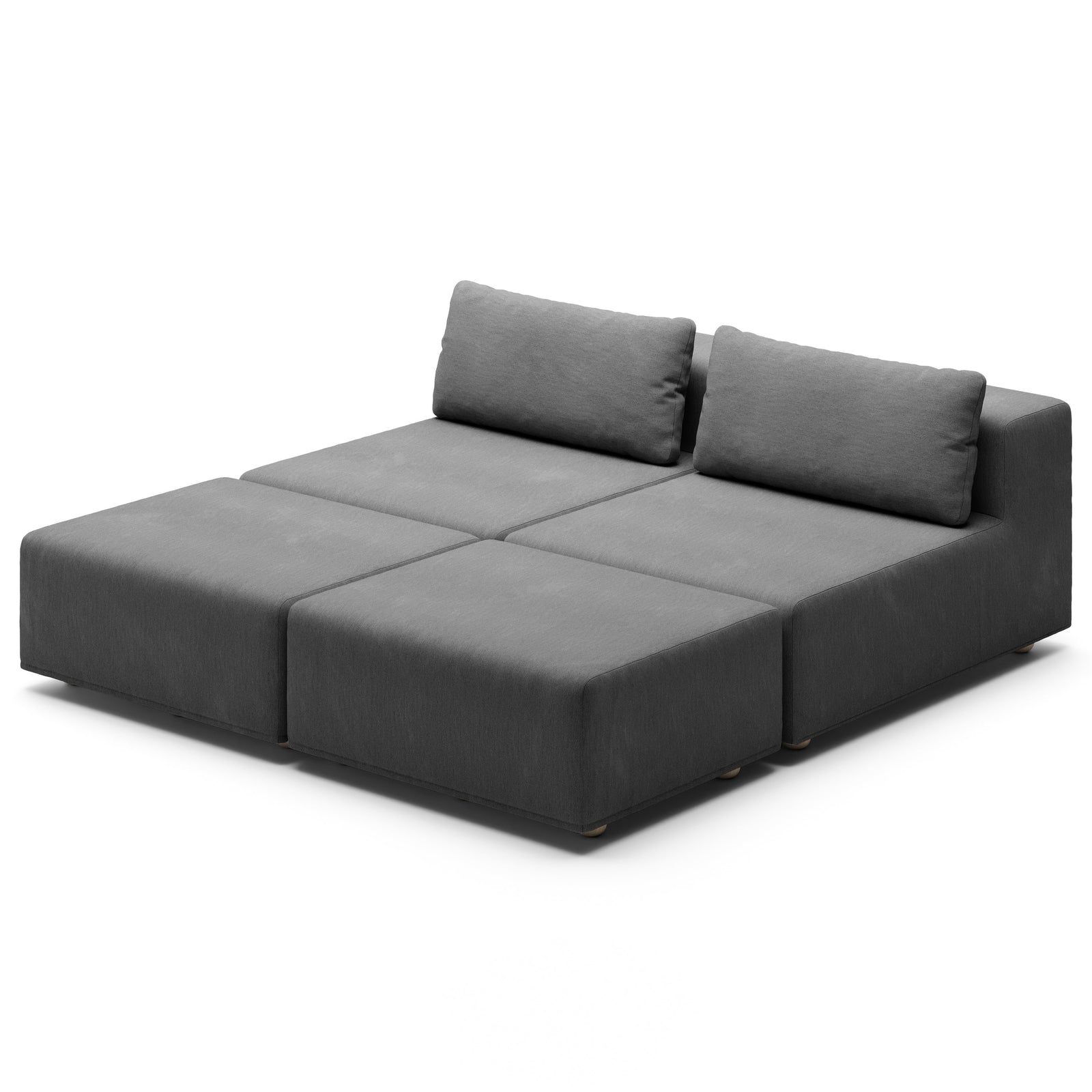 Vada Outdoor in Charcoal Sunbrella