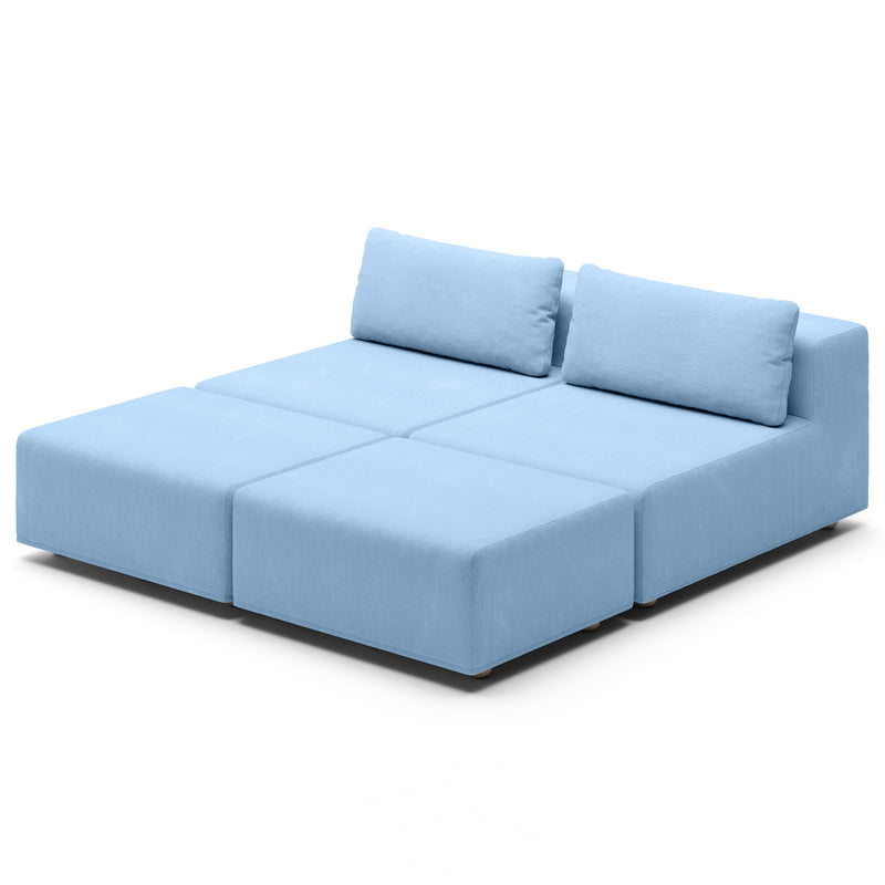Vada Outdoor in Ocean Blue Sunbrella