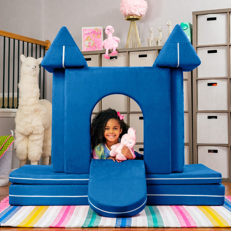 PlayScape CastleGate in Blue Microsuede