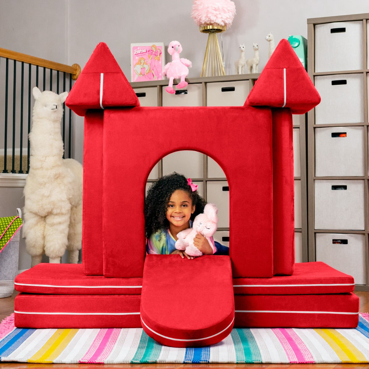 PlayScape CastleGate in Red Microsuede