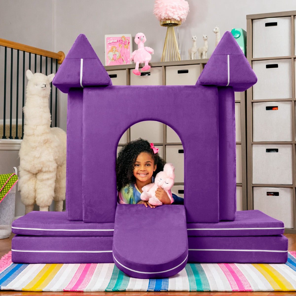PlayScape CastleGate in Purple Microsuede