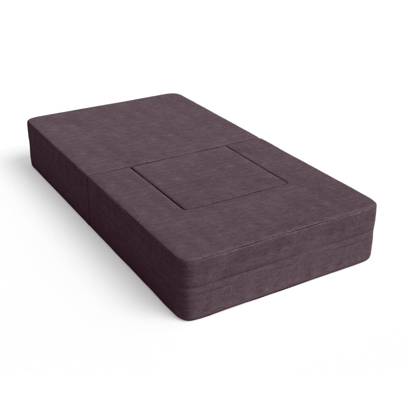 Pinot purple Zipline chair in bed position on white background