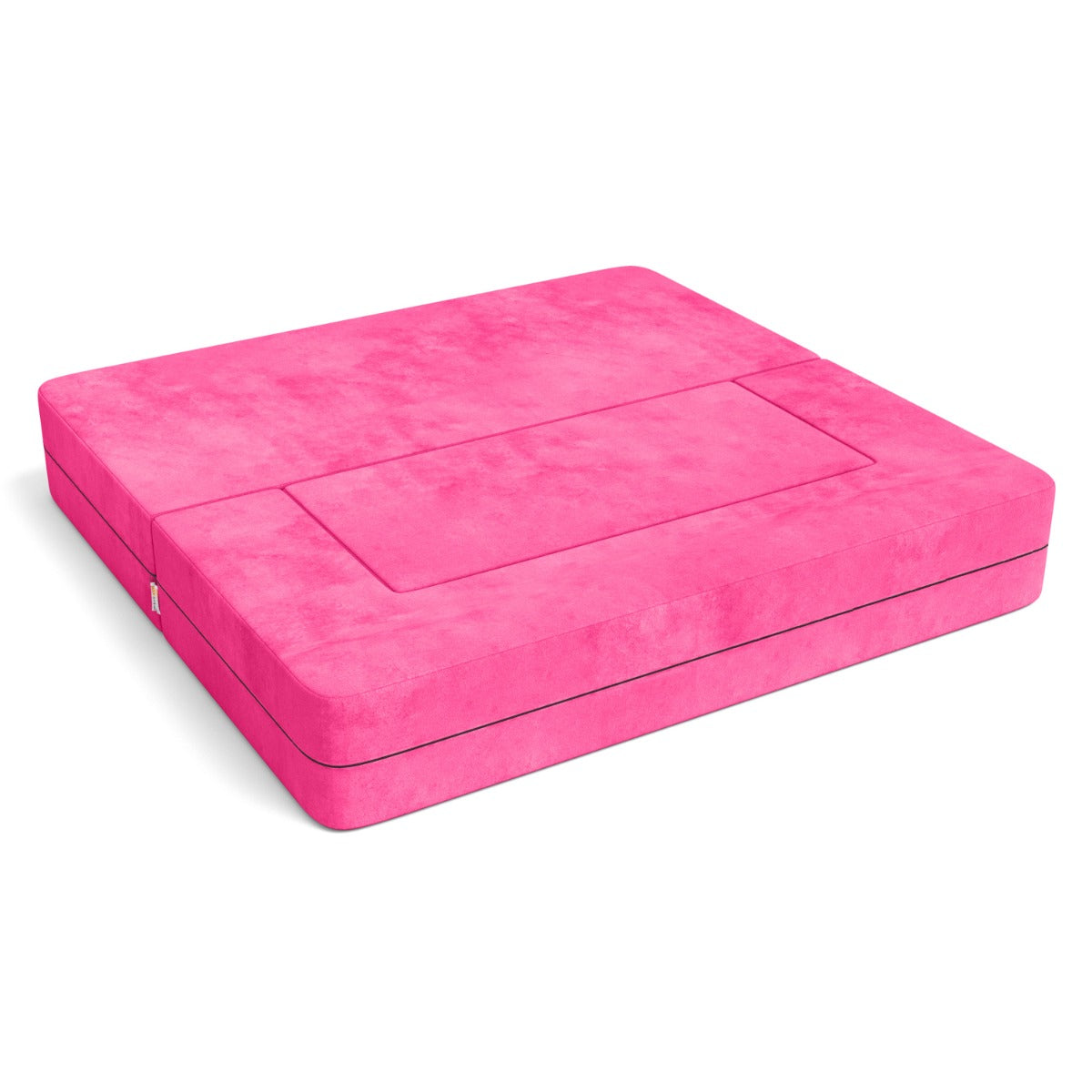 Zipline Jr Sofa in Fuchsia Microsuede