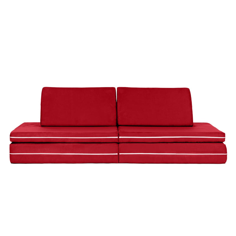 PlayScape in Red Microsuede