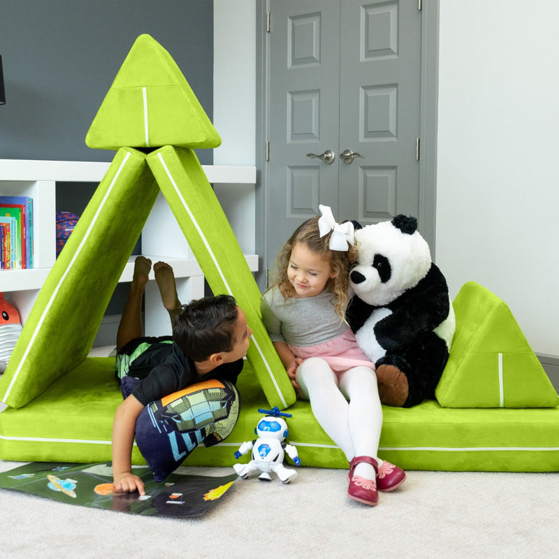 PlayScape in Lime Microsuede