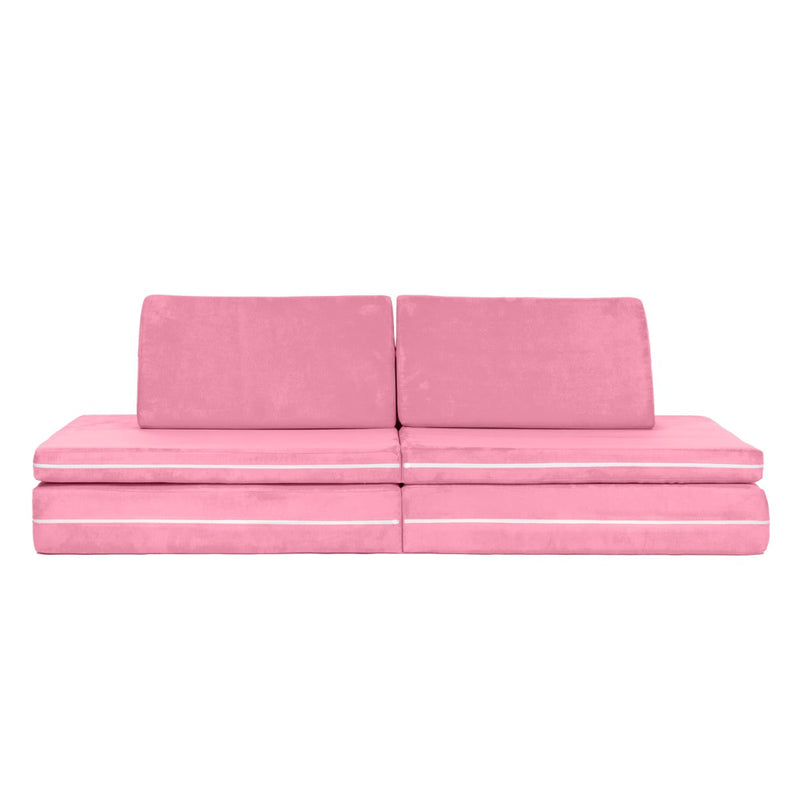 PlayScape in Pale Pink Microsuede