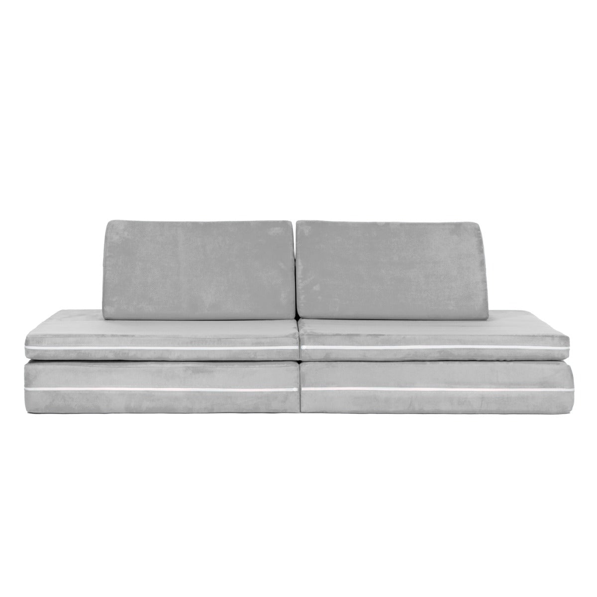 PlayScape in Silver Microsuede