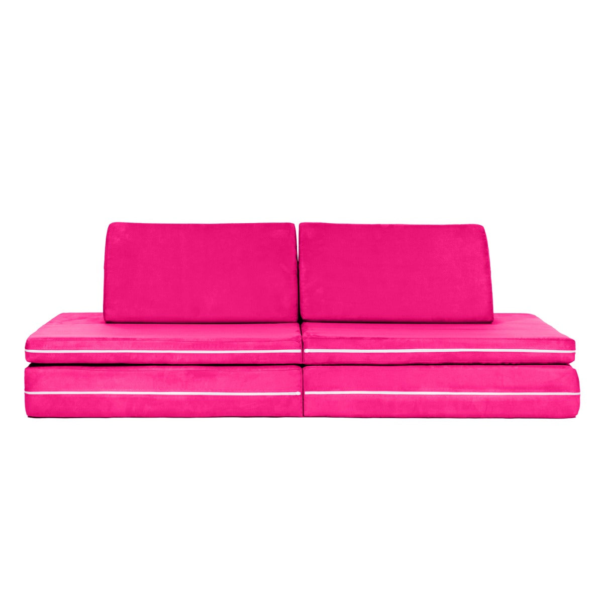 PlayScape in Watermelon Pink Microsuede