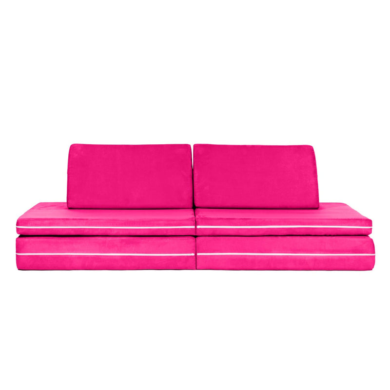PlayScape in Watermelon Pink Microsuede